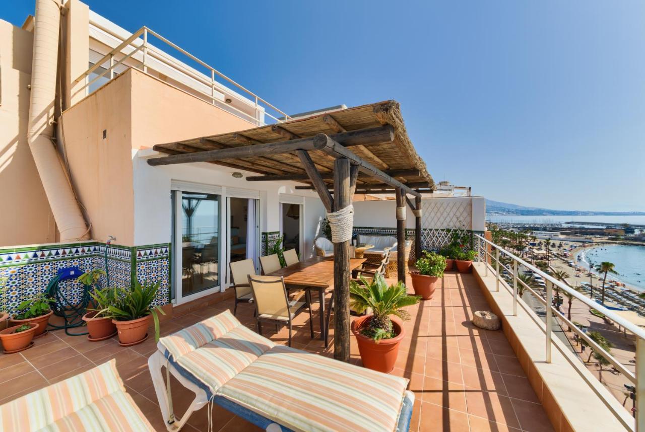 Holidays2Fuengirola Duplex With Stunning Sea View, Terraces,1St Line Beside Port 외부 사진