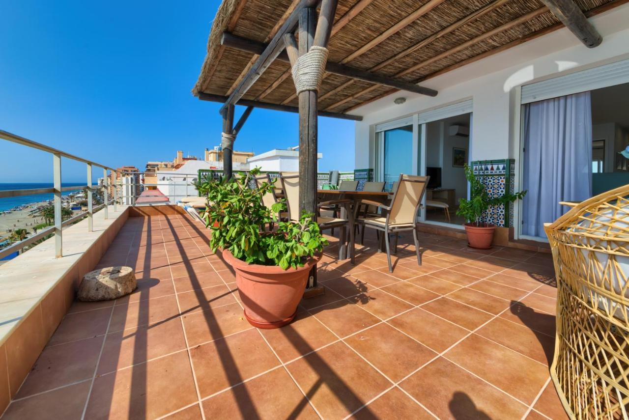 Holidays2Fuengirola Duplex With Stunning Sea View, Terraces,1St Line Beside Port 외부 사진